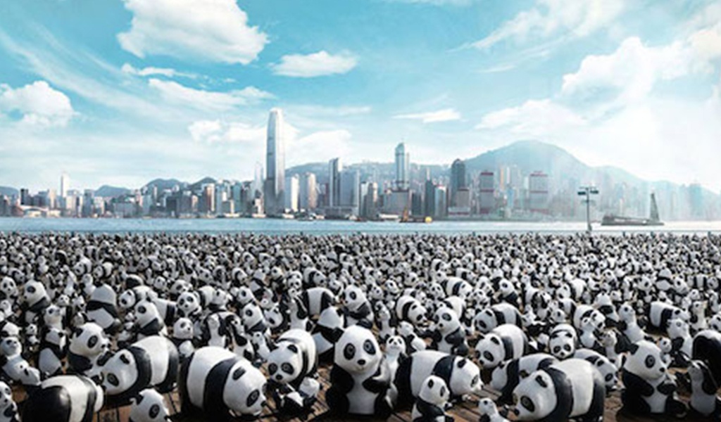 1600 osos panda invaden las calles de todo el mundo