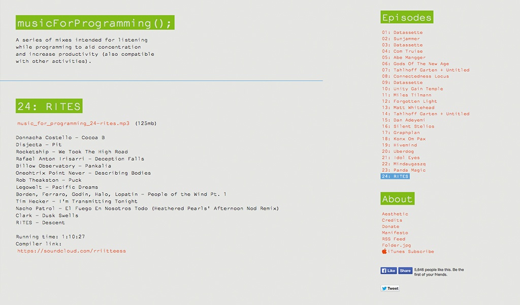 MusicForProgramming();