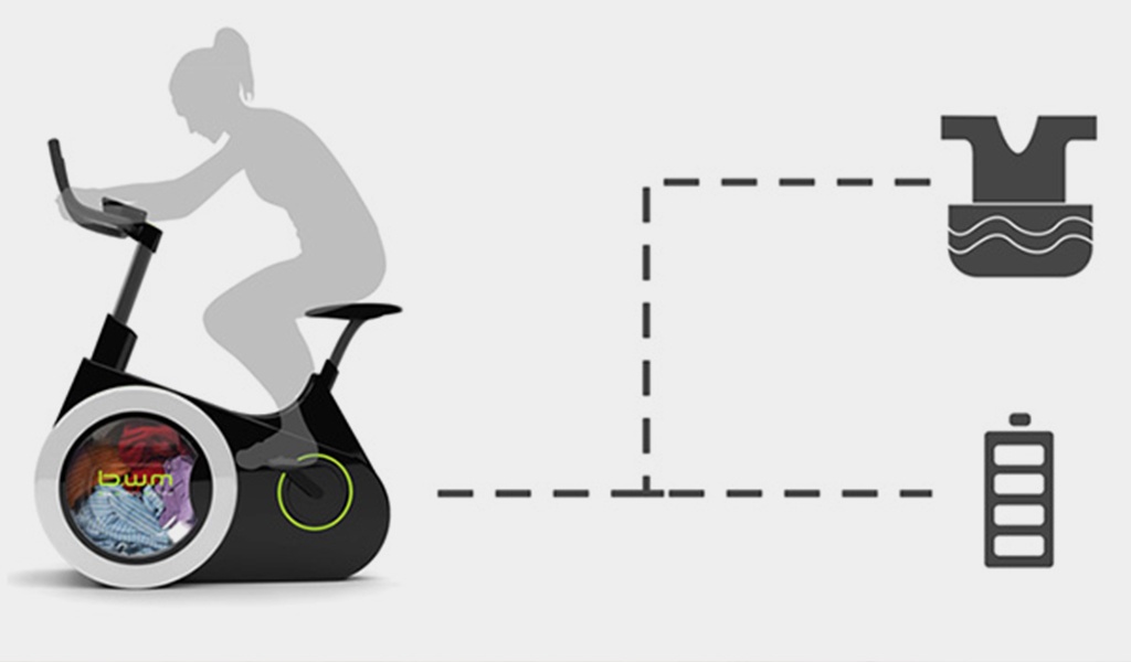 Bicicleta-Lavadora: la todo en uno