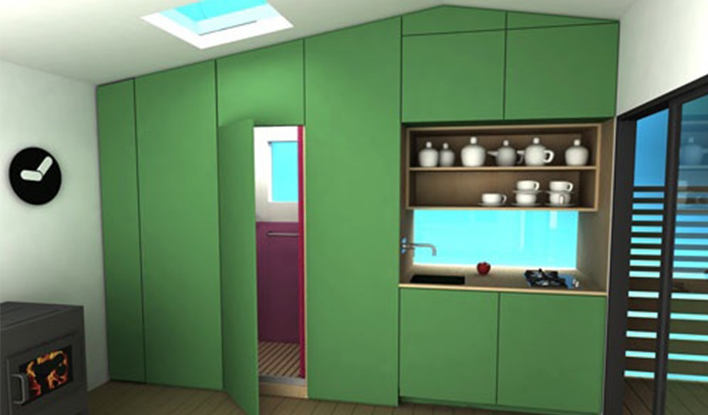 Casas para las vacaciones que se construyen en 2 días