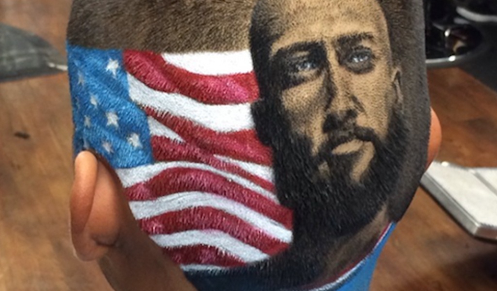 El peluquero que ilustrará en tu cabeza